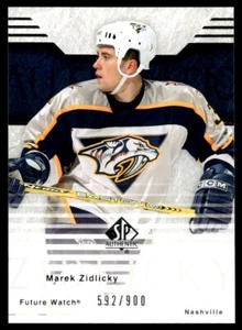 2003-04 SP Authentic Marek Zidlicky Rookie 592/900 Nashville Predators #105 - Picture 1 of 2