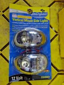 Luces laterales de montaje vertical Marpac LED Advantage 7-6559 PUERTO Y ESTRIBOR VER NOTA - Imagen 1 de 3