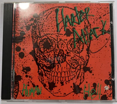 Harter Attack – Human Hell CD 1990 I.R.S. Metal – IRSD-82044 - RARE Foto 1 de 3