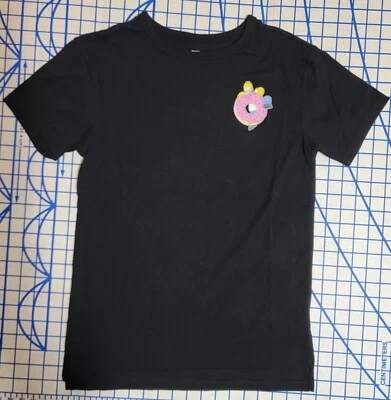 Pop Sugar x Old Navy Boy's Extra Large Black Graphic Logo Crew Neck Short Sleeve - Image 1 of 4