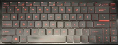 MSI GF65 Thin 95D GAMING LAPTOP KEYBOARD BACKLIT SINGLE REPLACEMENT KEYS KEYCAPS - Image 1 of 4