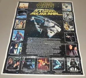 Vintage 1984 Star Wars Poster - 17” x 22" - Picture 1 of 5