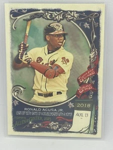Ronald Acuña Jr. Spotless Spans 2023 Topps Allen & Ginter Baseball # SS-49 - Picture 1 of 2