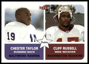 2002 Fleer Tradition #286 Cliff Russell / Chester Taylor RC
