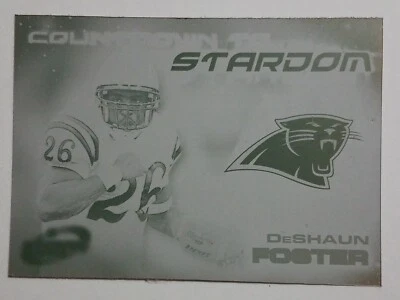 DeShaun Foster 2002 Pacific Atomic Countdown To Stardom Printing Press Plate 1/1 - Image 1 of 2