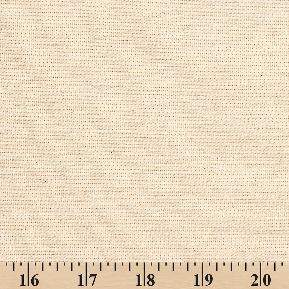 7 oz Natural Cotton Duck Canvas Fabric 60" Wide 100% Cotton - Image 1 of 1