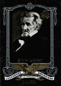 SP Legendary Cuts 2007 Legendary Americana #59 Andrew Jackson SER #/550 BX 50B - Imagen 1 de 2