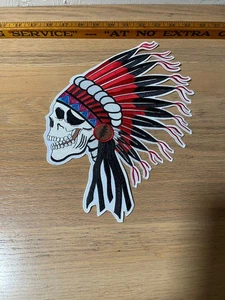 Biker Patch - großer Indianer - Bild 1 von 2