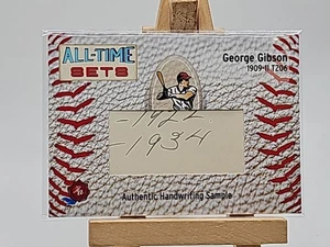 George Gibson 2025 Historic Autographs All-Time Sets HA 1909-11 T206 #3/7 - Picture 1 of 2