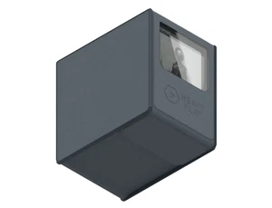 Heavy Play Deckbox MAX 133 Double Sleeved: Artificer Grey - Magnetic - Picture 1 of 5