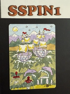 MTG Artist Proof Signed Weber Dwarven Sea Clan Homelands - Image 1 of 2