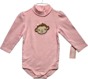 NWT Gymboree "Mischevious Monkey" Vntg Monkey Face Bodsuit, 6-12 mos. FLAW - Picture 1 of 5
