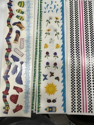 Lot Of 33 Different Creative Memories Great Designs Strips Shown In Pics - Image 1 of 4