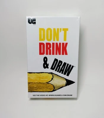 Don't Drink and Draw Card Game By University Games NEW & SEALED - Image 1 of 4