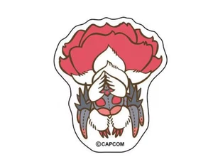 CAPCOM MONSTER HUNTER CHIBI ESTILO Deformación Troquelada Pegatina Lala Barina NUEVO - Imagen 1 de 1