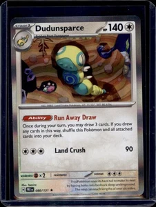 Dudunsparce SV: Pokémon Evoluciones Prismáticas #080/131 Holo Raro Casi Nuevo+ - Imagen 1 de 2