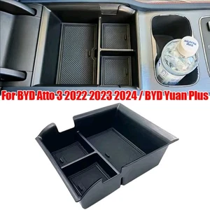 For BYD Atto 3 2022-2024 For BYD Yuan Plus Center Console Armrest Box Organizer - Picture 1 of 9