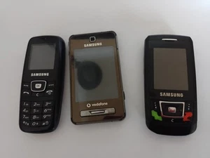 3 x Samsung  mobile phones untested - SGH - F480V , SGH- D900 - SGH- G120 - Photo 1 sur 5