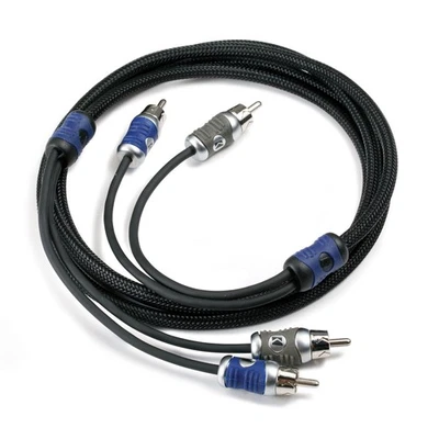 Kicker Car Audio QI44 Q-Series Interconnect 4Ch 4 Meters Cable With K-Grip New - Image 1 of 3
