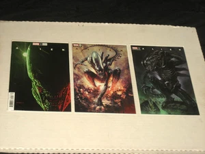 ALIEN 1,2,3(2021) LOTE DE 3 VARIANTES EDICIONES/MARVEL bonito VER FOTOS - Imagen 1 de 4