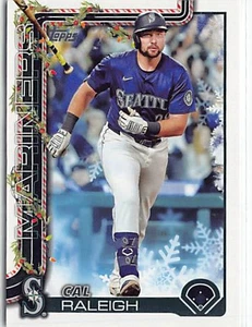 2025 Topps Holiday #H54 Cal Raleigh - Picture 1 of 2