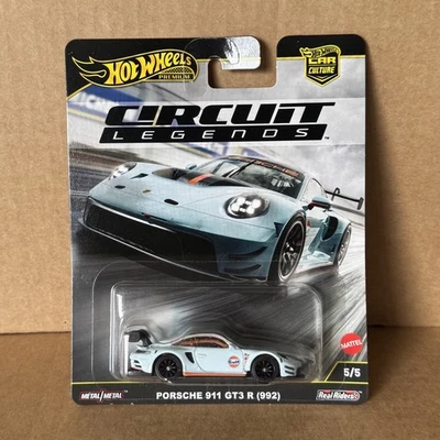 Hot Wheels Premium Car Culture Circuit Legends Gulf Porsche 911 GT3 R (992) Gulf - Image 1 of 4
