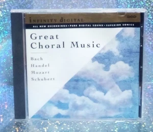 (2-1218) "GREAT CHORAL MUSIC: BACH, HANDEL, MOZART, SCHUBERT" CD / PRE-HEARD - Picture 1 of 8