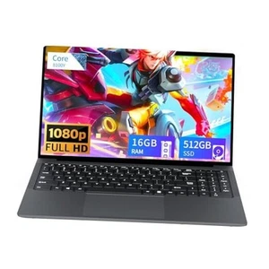 15.6 inch Laptop, Laptops with Core I3 (up to 3.40GHz), Gaming Laptop 16GB - Picture 1 of 7