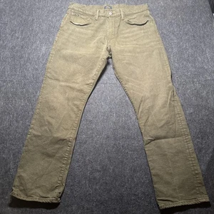 Pantalones de mezclilla Polo Ralph Lauren para hombre talla 36x32 Hampton relajados rectos verdes - Imagen 1 de 16