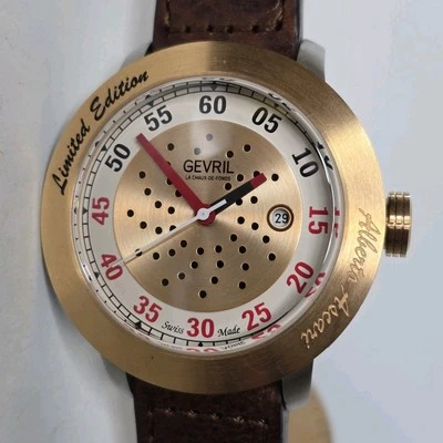 Gevril Alberto Ascari Men's Watch Swiss Made Automatic Limited Edition 48mm 1101 - Image 1 of 4