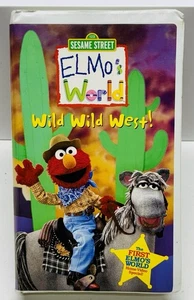 Elmo's World - Wild Wild West (VHS, Clamshell) GD - Imagen 1 de 8