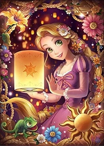 Disney Tangled Rapunzel Shining Feelings 500pcs Jigsaw Puzzle Tenyo Japan