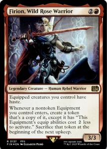MTG Firion, Wild Rose Warrior Foil NM FINAL FANTASY Magic 137 - Bild 1 von 2