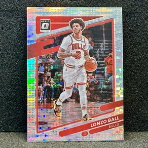Lonzo Ball Silver Pulsar Prizm 2021-22 Donruss Optic #114 - Picture 1 of 3