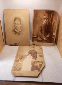 3 C1880s Cabinet Photo Westlake London Toronto King Street Man Beautiful Women - Foto 1 di 8