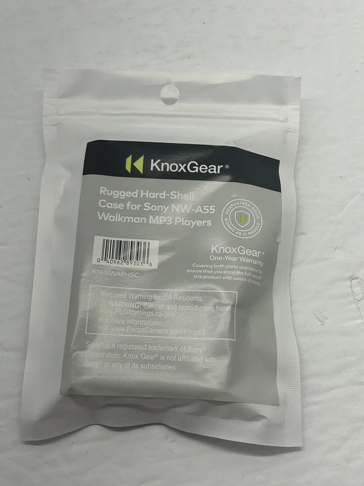 Knox Gear Rugged Hardshell Case for Sony NW-A55 Walkman MP3 Players