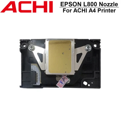 Original EPSON L800 Print Nozzle Print Head for ACHI A4 UV Printer Brand New