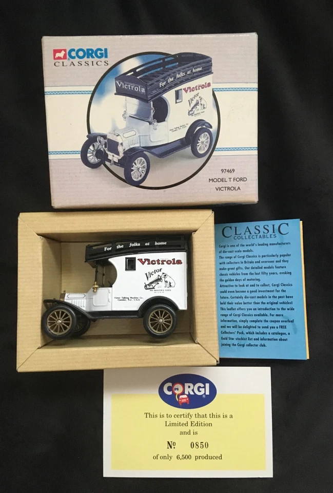 CORGI CLASSICS 97469 MODEL T FORD VICTROLA HMV LIMITED EDITION - Image 1 of 1