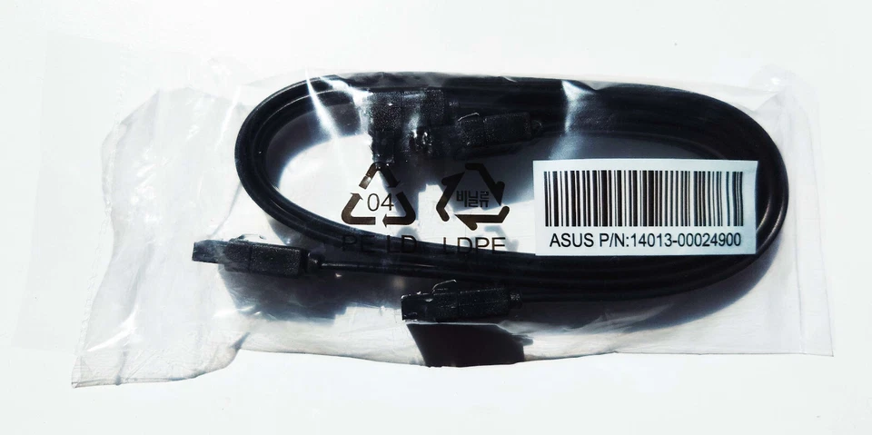 2x ASUS 40cm SATA-3 SSD HDD Cables SATA III Festplatten-Kabel Set 14013-00024900 - Image 1 of 1