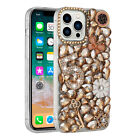 For Apple iPhone 15 Pro Max Bling 3D Full Diamonds Luxury Rhinestone Case Cover