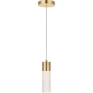 Crystal Pendant Light Fixture Goldish for Kitchen Island or Dining Room Table - Picture 1 of 12
