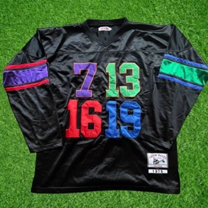 Vintage Y2K Athletic Series Throwback Quarterback Jersey XXL Black Numbers - Picture 1 of 8