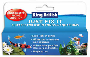 King British Just Fix It Underwater Fixing Solution Pond & Aquarium Sealant KB