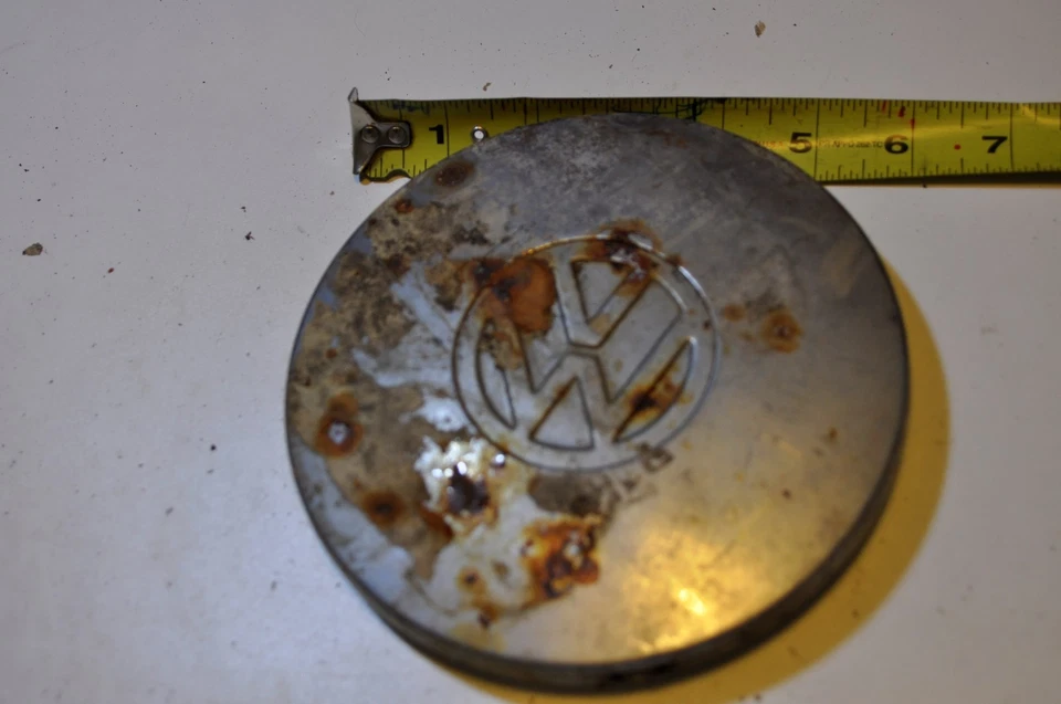 Tapacubos central cromado VW Volkswagen 6 pulgadas conejo mk1  Foto 1 de 1