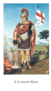 santino-holy card Image Pieuse San Floriano Martire - Picture 1 of 1