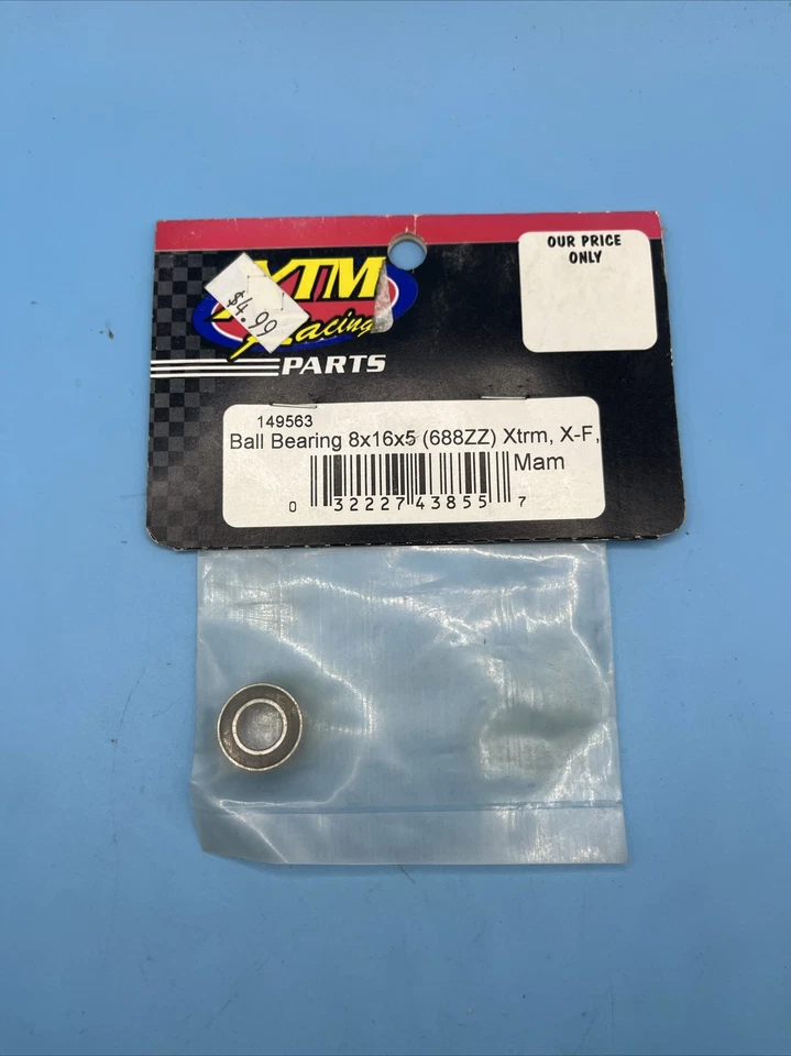 Wheel Bearing 8x16x5  original XTM item P/N 149563 but will fit other models B13 - Image 1 of 1