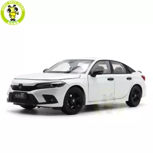 1/18 Honda CIVIC 2022 11th Generation White Diecast Model Toy Car Friends Gifts - Picture 1 of 13