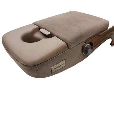⭐️1997-2003 Ford F-150 Complete Folding Center Console/Armrest OEM. Gray Leather Foto 1 de 4