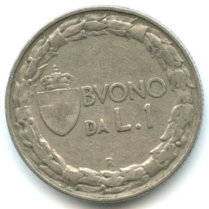 Italy 1 lire 1922 R n°3603 - Picture 1 of 2