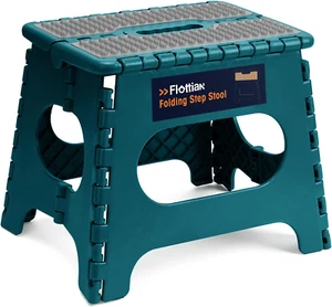 11" Non Slip Folding Step Stool for Adults and Kids Holds up to 300 Lbs - Picture 1 of 19